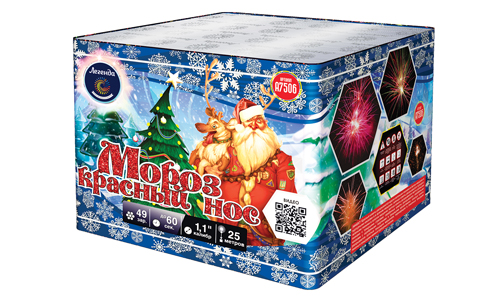  Батарея салютов Мороз Красный Нос  в Лысьве